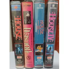 4 Vhs House I-iv ( A Casa Do Espanto - Col. Completa!)