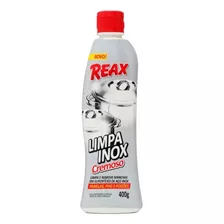 Limpador Reax Limpa Inox Cremoso Em Frasco 400 G