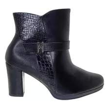 Botas Botinetas Piccadilly Taco Alto Vestir Comodas Confort