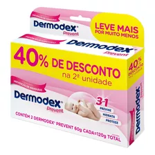 Kit Creme Prevenção Assadurs Dermodex Prevent 2 X 60g