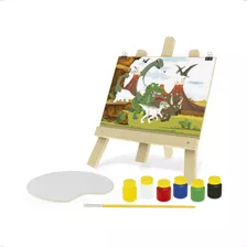 Kit Pintura Fazendo Arte Dinos Dinossauros Brinquedos Junges