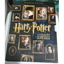 Box Dvd Harry Potter - Coleção Completa 8 Discos