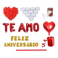 1000 Pétalas +30 Coração +feliz Aniversário +te Amo +30 Vela