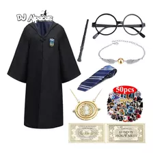 58 Piezas Harry Potter Gryffindor Capa Con Gafas, Varita, Co