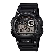 Reloj Vibration Hombre Casio W-735h-1avdf /relojería Violeta Color De La Correa Negro