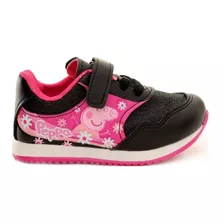 Zapatillas Pepa Pig Velcro Niños Niñas Abrojo Talles 21/26