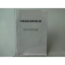 Livro Manual De Instruções Mega Drive Iii