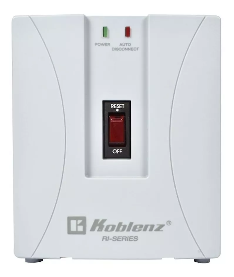 Regulador De Voltaje Koblenz Ri-2002 2500va Entrada Y Salida De 120v Blanco