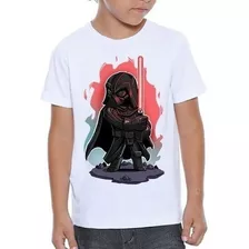 Camiseta Infantil Star Wars Darth Vader Filme Clássico #08