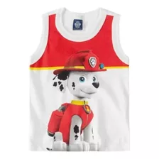 Camiseta Regata Infantil Menino Patrulha Canina 