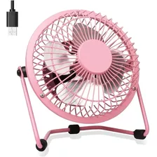 Ventilador Usb Metálico Para Escritorio Mini Ventilador