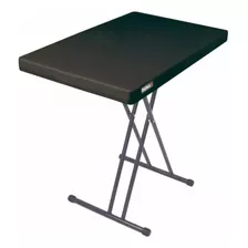 Mesa Verona Negra Altura Ajustable 3 Posiciones 