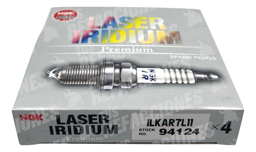 Bujas Laser Iridium Mazda 2 Mazda 3 Mazda 6 Cx-3 Cx-5 4pzas Foto 3