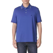 Polo Nautica Classic Fit Sleeve Monaco Azul