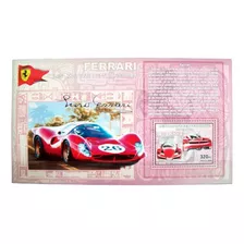 Congo, Autos Ferrari Enzo Bloque 1 Sello 2006 Mint L6104