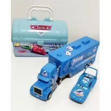 Disney Cars Carreta King Dinoco E Carro King + Brinde