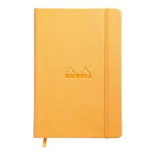 Agenda De Notas Rhodia Tapa Dura A6 Naranja