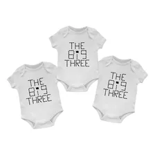 Body Bebê Trigêmeos The Big Three