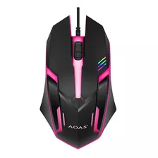 Mouse Gamer Aoas Usb Rgb Luz V2 2064201 Shine