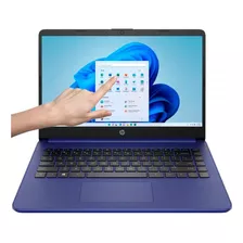 Laptop Hp 14-fq1025cl Azul Táctil 14 , Amd Ryzen 7 16gb De Ram 512gb Ssd, Amd Radeon Graphics Windows 11 Home