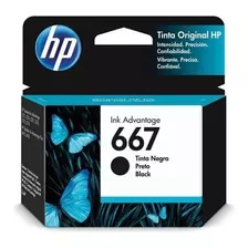 Cartucho Hp 667 Original Negro 1275 2775 2778 2779 2336 4175