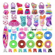 Ropa Para Muñeca Barbiee 40 Accesorios 