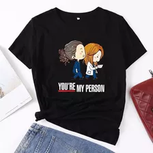 Playera Greys Anatomy Cristina My Person Best Friends Doctor