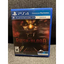 Juego Ps4 Vr - Until Dawn - Rush Of Blood