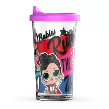 Vaso Tapa Tomadora Lol Grande Licencia Oficial 400ml.