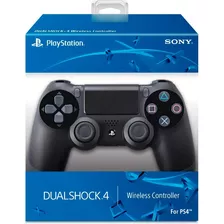 Controle Joystick Sem Fio Sony Dualshock 4 Jet Black