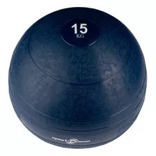 Balón Peso Pelota Medicinal 15k Sportfitness Multi Ejercicio Color Azul