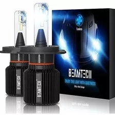 Beamtech H4 Bombillas Led, 8000lm 40w Sin Ventilador Csp Y19