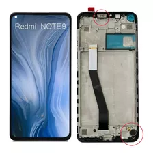 Tela Frontal Touch Display Para Xiaomi Redmi Note 9 Com Aro