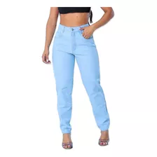 Calça Jeans Feminina Mon Beg Premium Cintura Alta Bellabnita