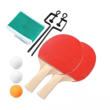 Raquetas De Ping Pong Con Malla Y Pelotas Tenis De Mesa 