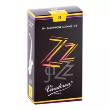 Vandoren Sr413 Alto Sax Zz Reeds Strength 3 Box Of 10music