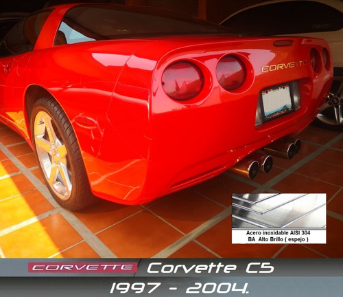 Letras Logotipo Chevrolet Corvette C5 1997 - 2004 Foto 2