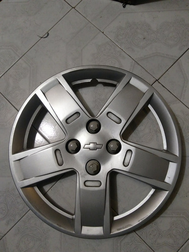 Tapon De Rueda Original Rin 15  Chevrolet Aveo 2009 - 2018 Foto 6