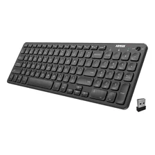 Teclado Arteck Usb Inalámbrico/negro.