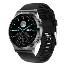 Fralugio Reloj Smartwatch Smart Band S600 Full Touch Metal Color De La Caja Negro