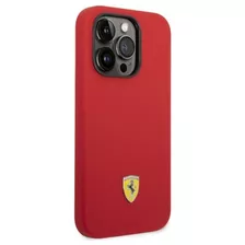Funda Protector Ferrari Rojo Para iPhone 15 Pro