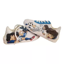 Zapatillas Supercampeones Personalizadas Pintadas A Mano 