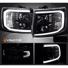 Faros Led Cheyenne-silverado 2007-08 09 2010 2011 2012 2013