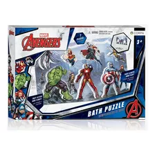 Rompecabezas De Baño Avengers Bath Jugueteria El Pehuen