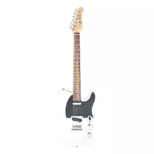 Guitarra Eléctrica Jay Turser Lt Series Jt-lt Telecaster De Aliso Ivory Brillante Con Diapasón De Palo De Rosa