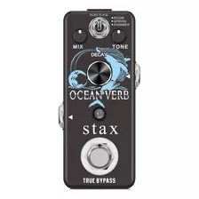 Stax Pedal De Reverberación Digital De Guitarra Ocean Verb.