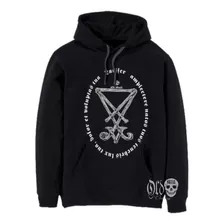 Sudadera Capucha Hombre - Lucifer Demonio Diablo Simbolo 