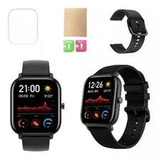 Xiaomi Amazfit Gts - Pulseira Extra Película Versão Global Cor Da Caixa Preto Cor Da Pulseira Preto Cor Do Bisel Preto