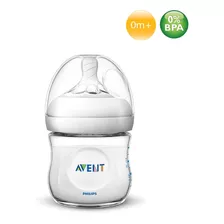 Mamadeira Pétala 125ml Avent Transparente Bico Recem Nascido