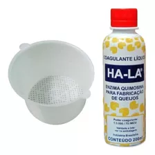 Coalho Líquido Ha-la 200ml Coagulante Queijo + 1 Formas 1kg